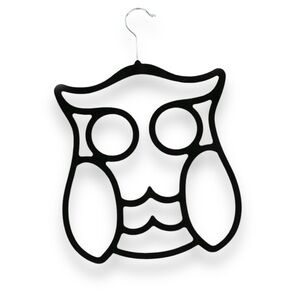 📦 Anti Slip Felt Black Owl Scarf Belt Tights Stockings Hanger Organizer